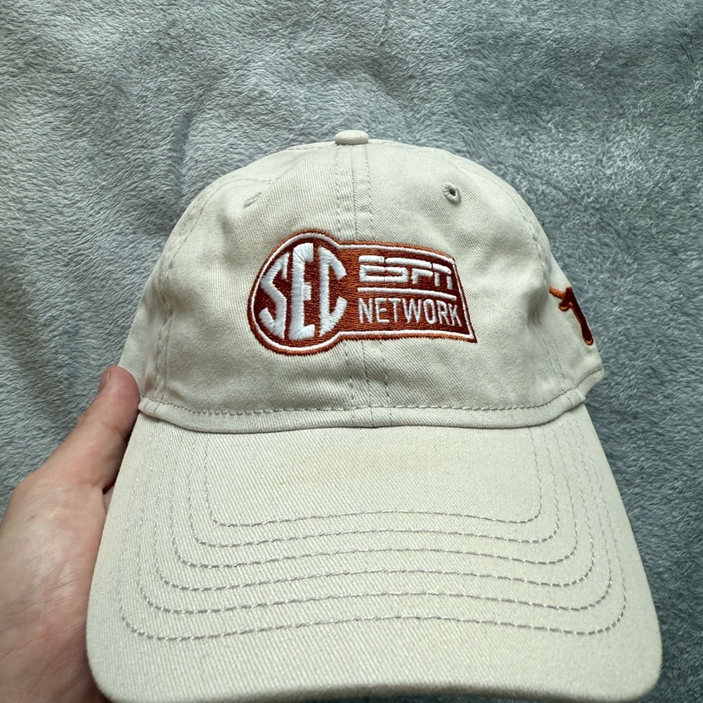 SEC ESPN Network Cream Hat - Texas Edition